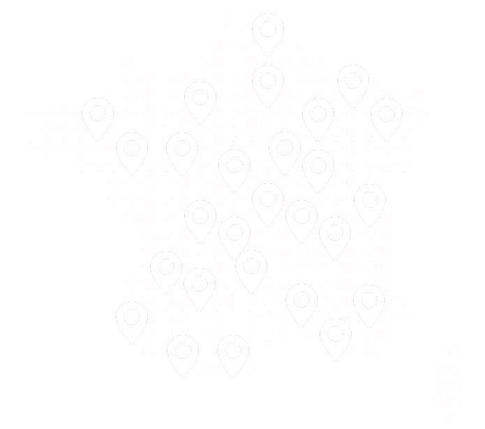 Carte des aires d'autoroute